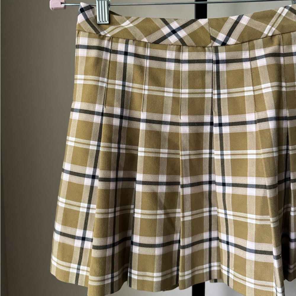 Sunday Best Checkered A-Line Skirt pleated - Picture 2 of 9